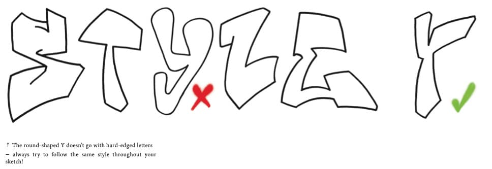 How To Graffiti Pieces Step 1