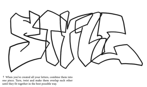 How To Graffiti Pieces Step 2