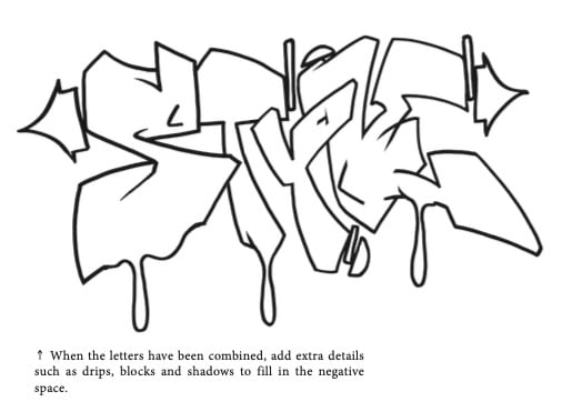 How To Make Graffiti Pieces Step 5