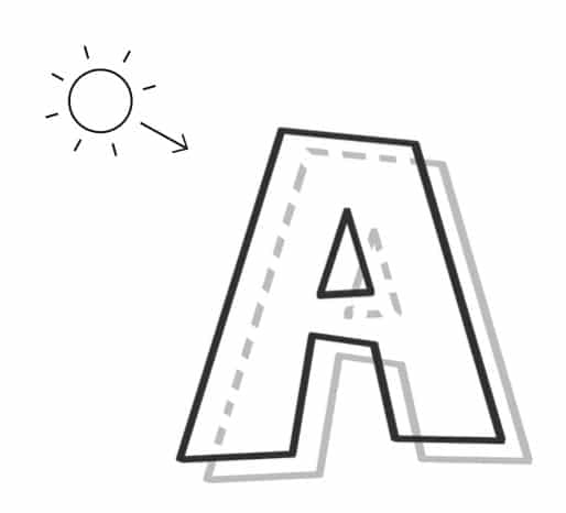 Graffiti Shadows simple drop down