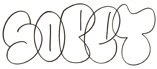 Graffiti Throw Up letters