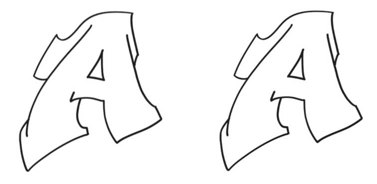 Graffitipedia graffiti letter-A