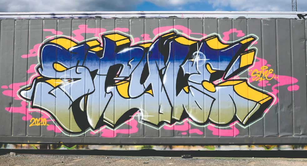 Graffiti Piece On A Wall