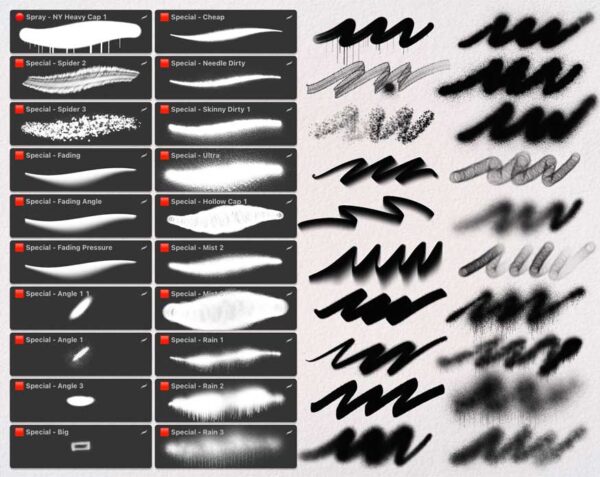 Graffiti Brushes For Procreate - Full Pack - Image 9