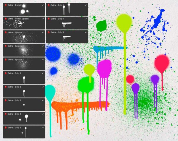 Graffiti Brushes For Procreate - Full Pack - Image 7