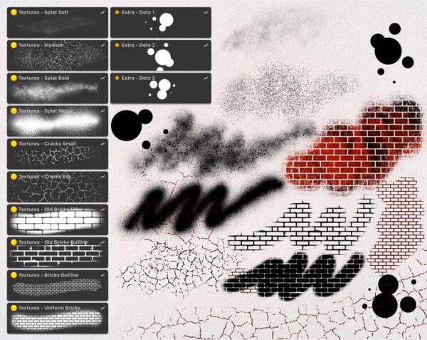 Graffiti Brushes For Procreate - Full Pack - Image 6