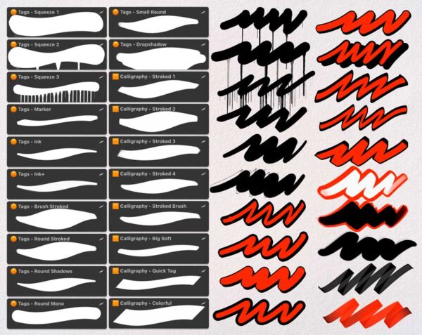 Graffiti Brushes For Procreate - Full Pack - Image 5