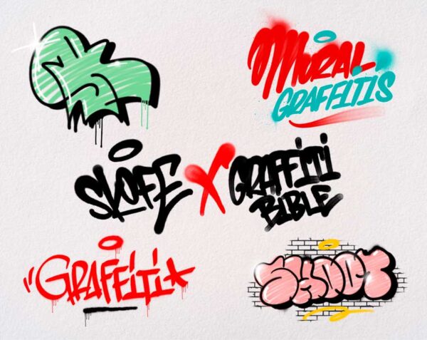 Graffiti Brushes For Procreate - Full Pack - Image 2