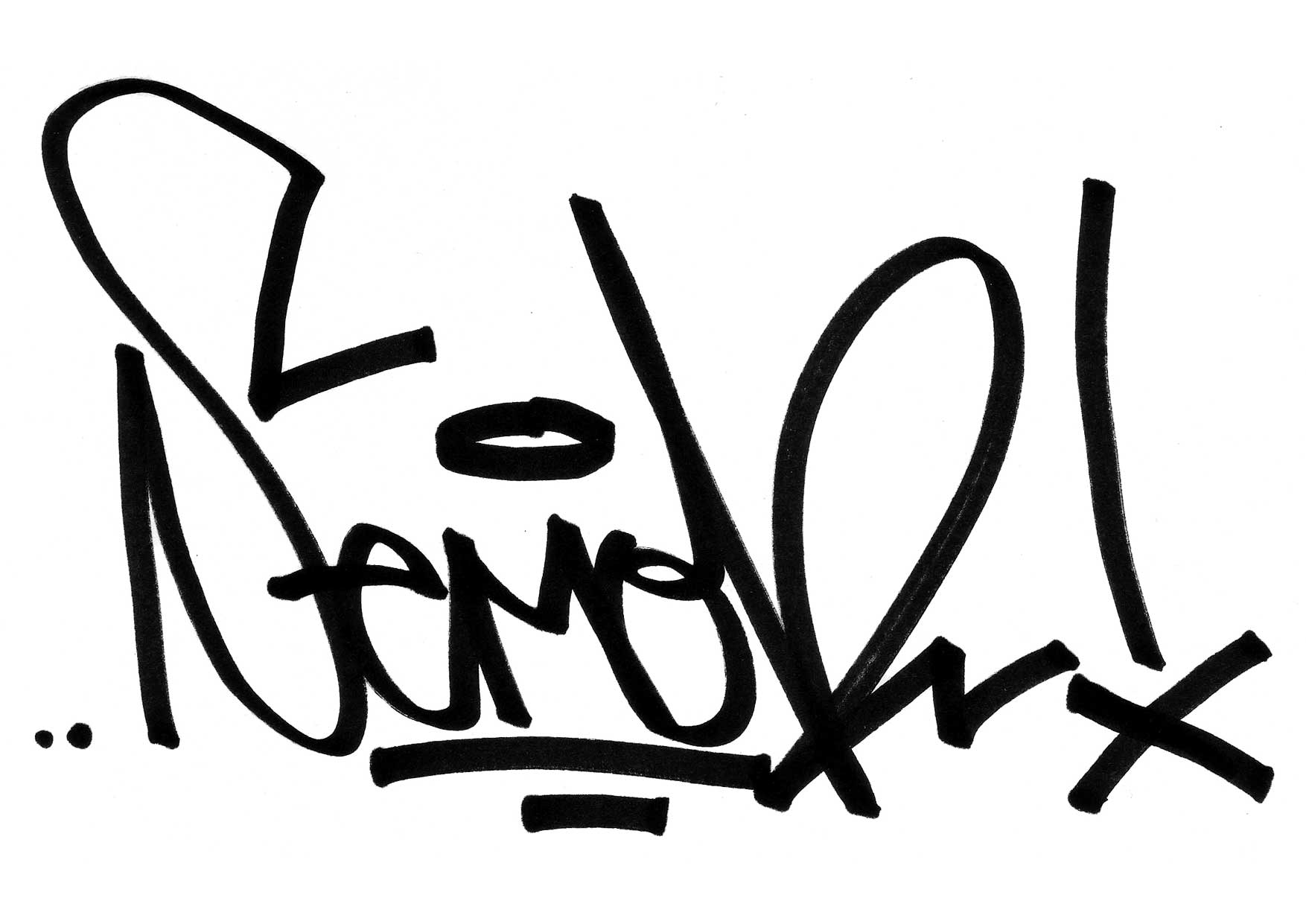 Graffiti writer Semor Tag