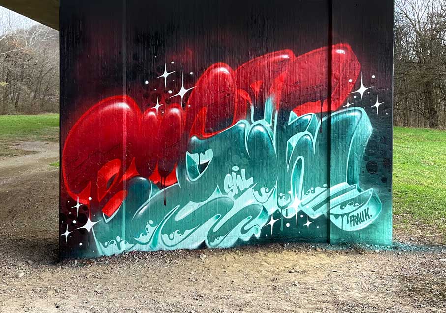 boogie graffiti piece 2023