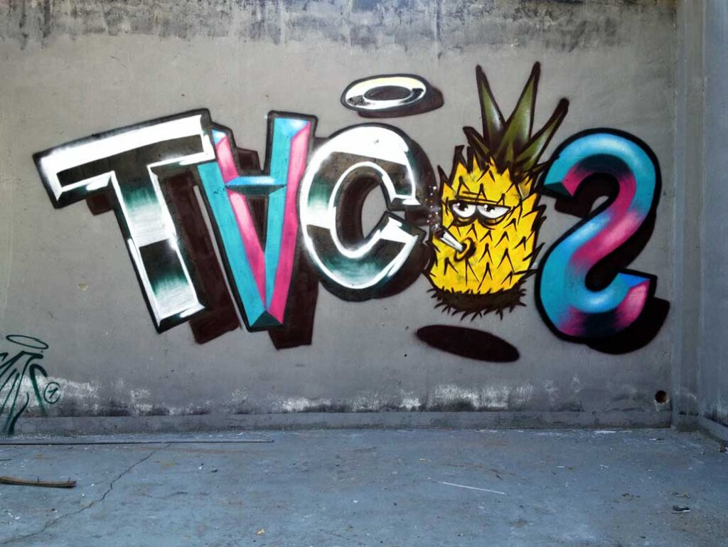 Graffiti Writer Tacos piece 2014