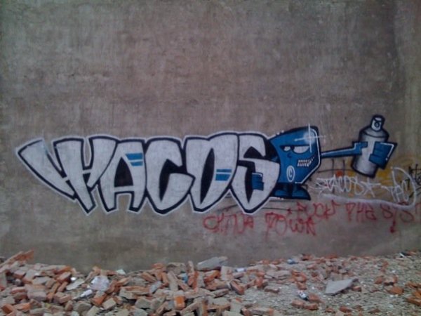 Graffiti Writer Tacos piece 2009