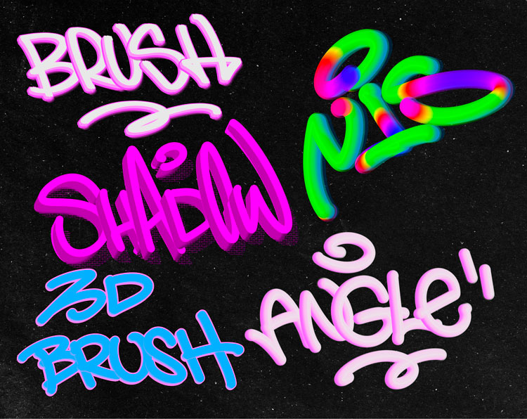 3D brushpack – Procreate 3D brushpack