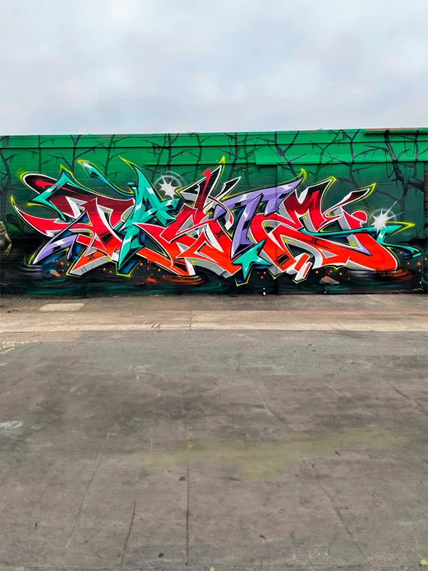 venstre 1 Graffiti template procreate christmas